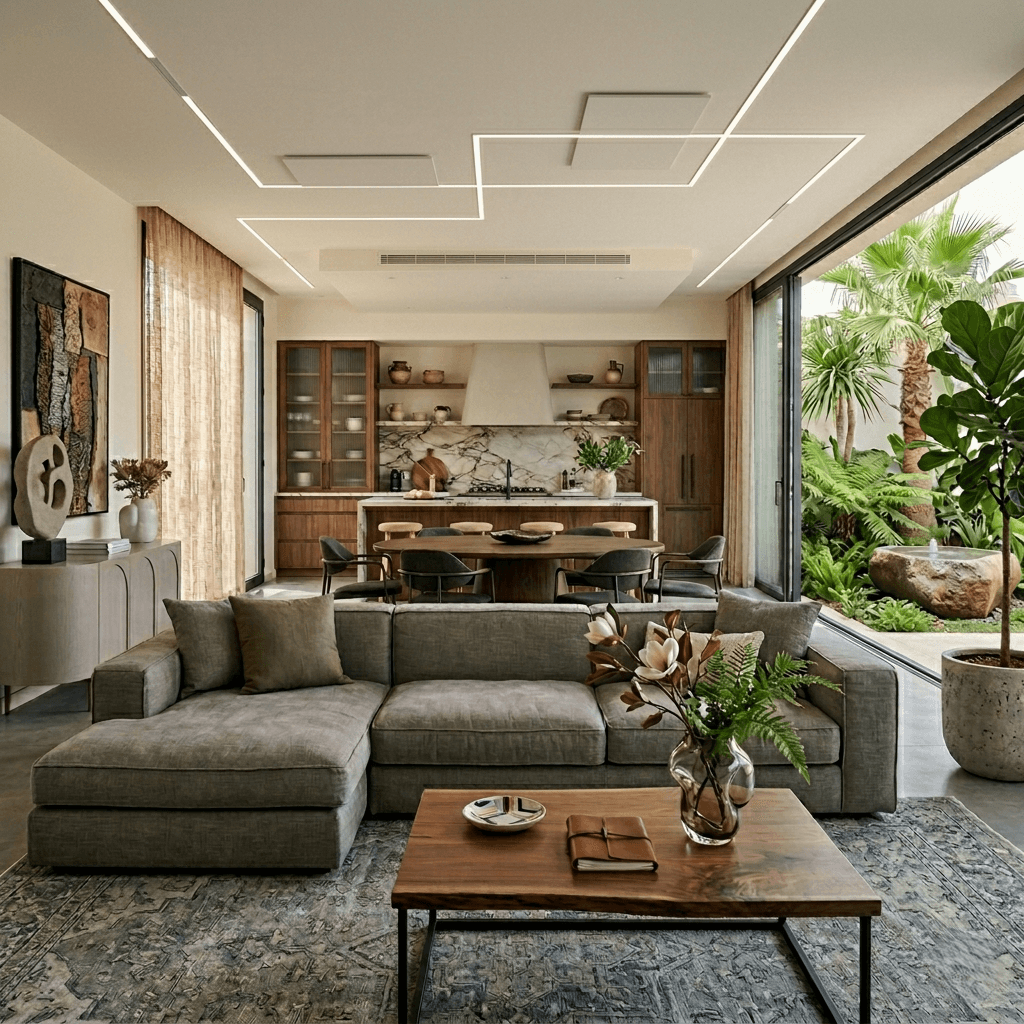 Casa moderna y bien presentada